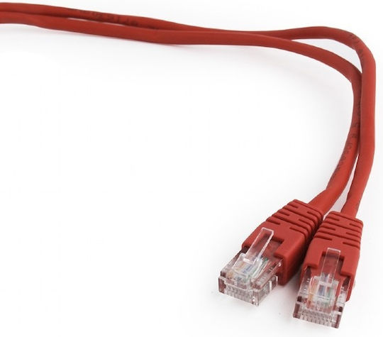 Cablu De Rețea Spacer Patch UTP Spacer Cat.5e 10m Roșu "sp-pt-cat5-10m-r"