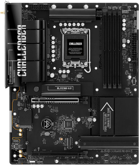 ASRock B860 Challenger WiFi Motherboard ATX with Intel 1851 Socket 90-MXBUC0-A0UAYZ