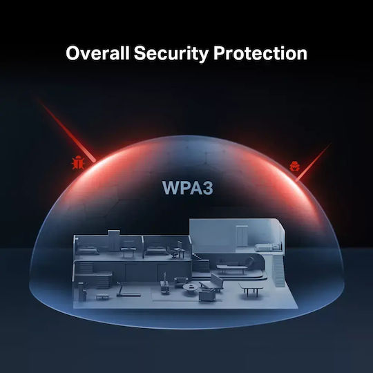 Mercusys MR25BE Ασύρματο Router Wi‑Fi 7 με 3 Θύρες Gigabit