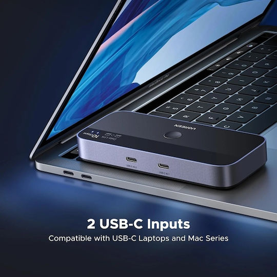 Ugreen Cm691 Hub 5 Anschlüsse mit Anschluss an einen Computer USB-A / USB-C