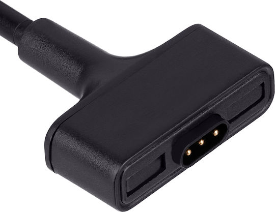Akyga AK-SW-23 Charging Cable Μαύρο (Fitbit Ionic)