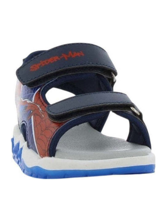 Kids' Sandals with Hoop & Loop Closure and Lights Blue