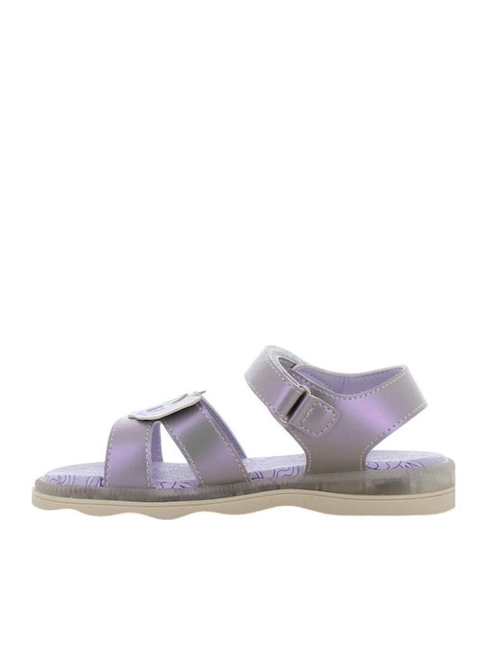 Kids' Sandals Lilo & Stitch with Hoop & Loop Closure and Lights Lilac