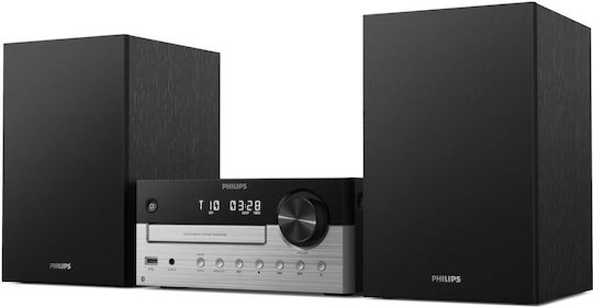 Philips Sistem audio 2 Micro Music System TAM4205M2/12 80W cu CD Player și Bluetooth Transparent