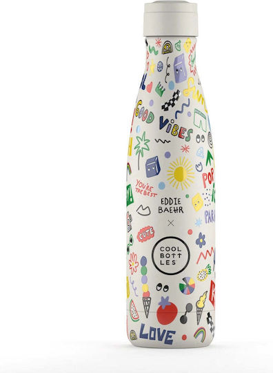 Μπουκαλι Θερμος 500ml Good Vibes Μωβ