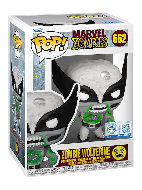 Funko Pop! Marvel: Zombie Wolverine Glows in the Dark Special Edition
