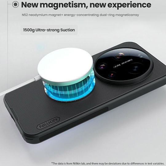 Nillkin Super Frosted Back Cover Plastic / Silicone Black (Xiaomi 17 Ultra)