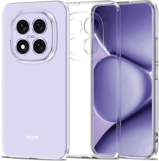 Techwave Back Cover Σιλικόνης 2mm Διάφανο (Redmi Note 15 Pro 5G)