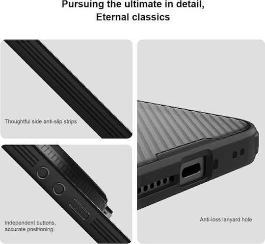 Nillkin Camshield Prop Magnetic Back Cover Plastic / Silicone Black (Xiaomi 17 Ultra)