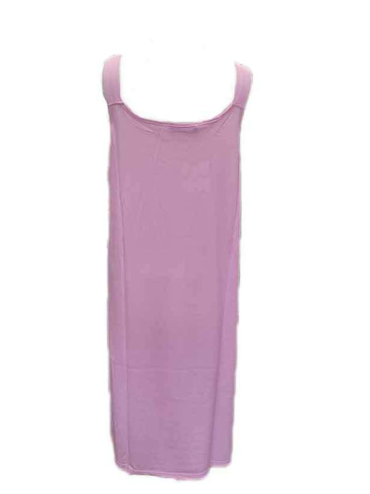 Jeannette Lingerie Καλοκαιρινό Γυναικείο Νυχτικό Ροζ