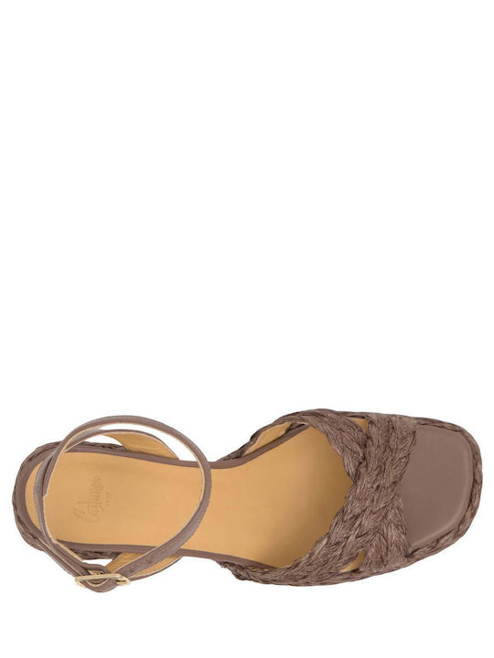 Damen Sandalen Braune