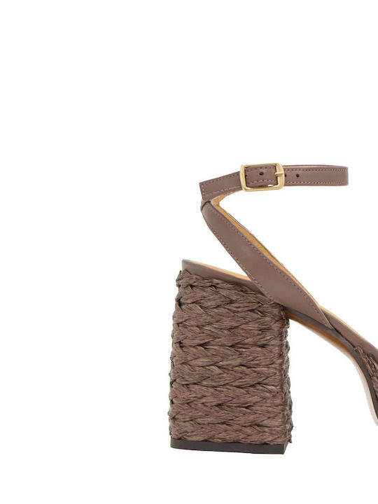 Damen Sandalen Braune