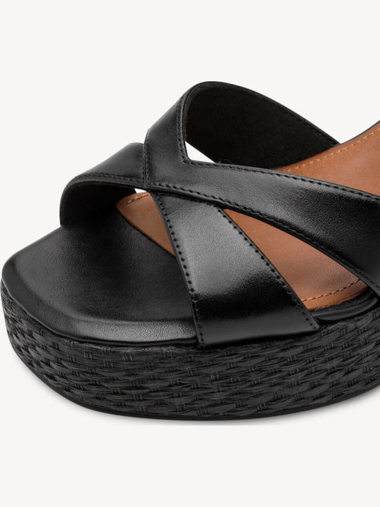 Leather Sandals Black