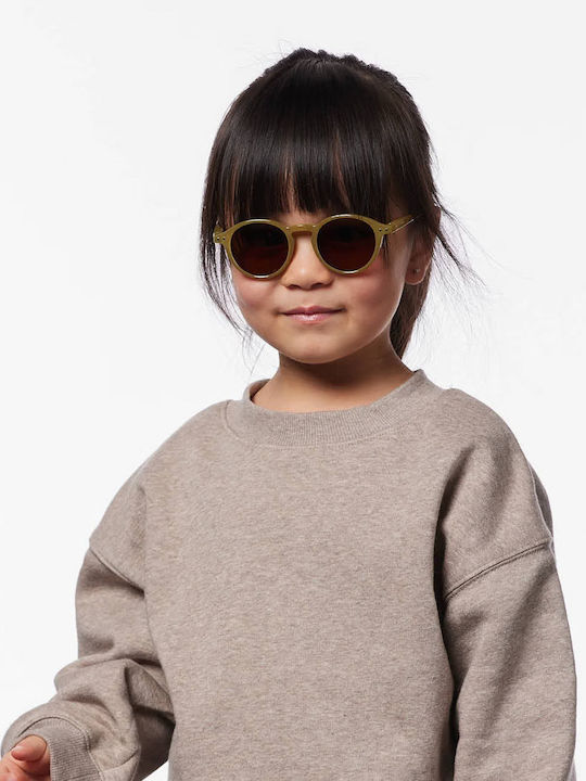 Izipizi Round Kids Sunglasses with Polarized Green Lens for 3-5 Years