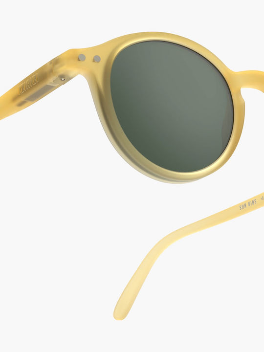 Izipizi #d Στρογγυλά Παιδικά Γυαλιά Ηλίου με Polarized Φακό Κίτρινα για 3-5 Ετών