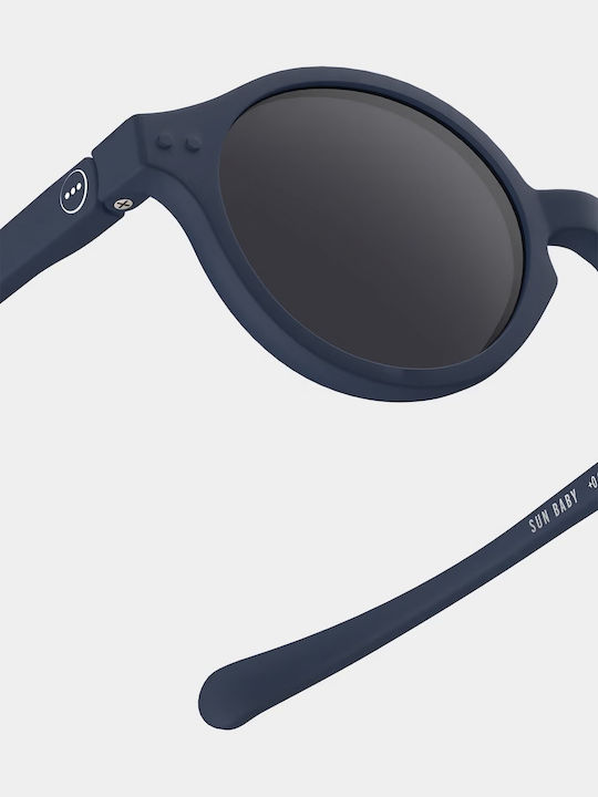 Izipizi Round Baby Kids Sunglasses with Polarized Blue Lens for 0-3 Years