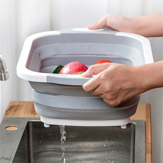 Alista Home Klappbarer Rechteckiger Reinigungseimer 40x30cm Grau