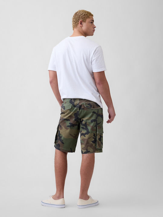 Men's Cargo Bermuda Green Camo