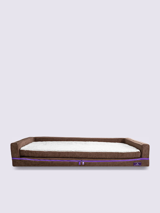 Orthopedic Dog Bed PetBed Memory Foam - Chocolate Brown Small with Freeze Technology