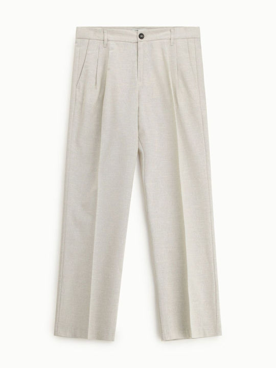 Ecru Suit Trousers