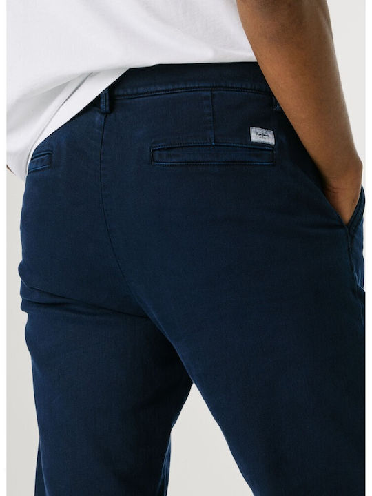 Панталон Чино В Tapered Линия Dulwich-син