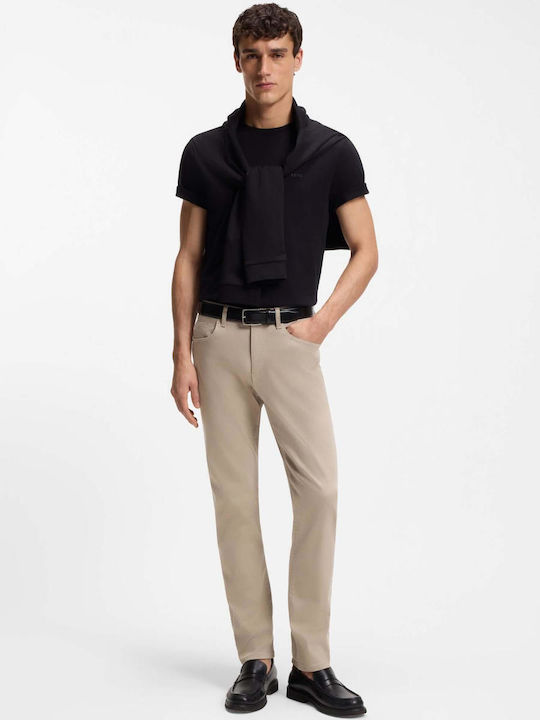 Trousers in Slim Fit Brown