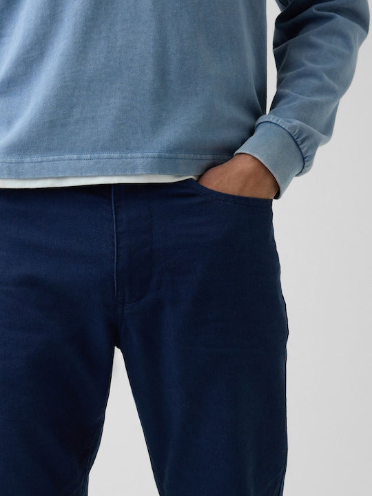 Trousers in Relaxed Fit Military Blue