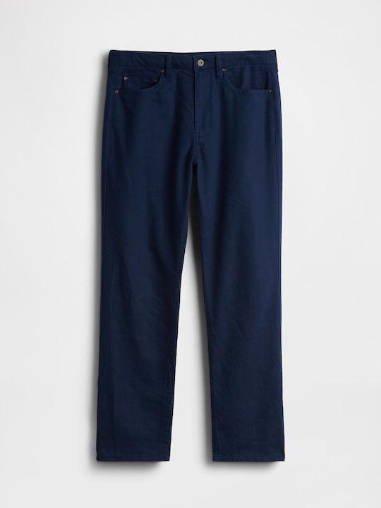Trousers in Relaxed Fit Military Blue