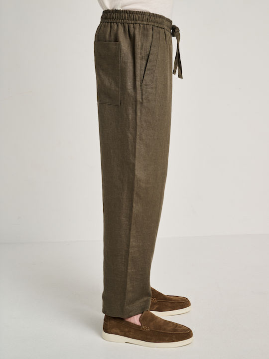 Herrenhosen in Regulärer Passform Khaki