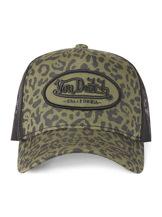 Von Dutch Leopard Cap Khaki Von Dutch Leopard Cap Khaki