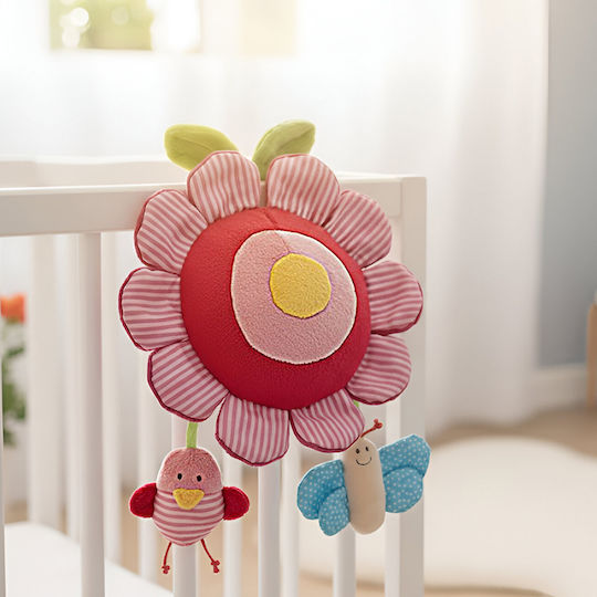 Sigikid Ball Baby Aktive Ball Flower aus Stoff mit Sounds für 3++ Monate