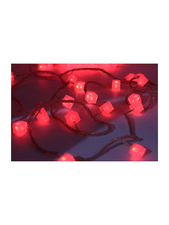 100 Lights LED 10m. Red in String 1pcs 100 Lights LED 10m. Red in String 1pcs