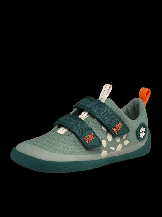 Kids Sneakers Anatomic with Hoop & Loop Closure Beige
