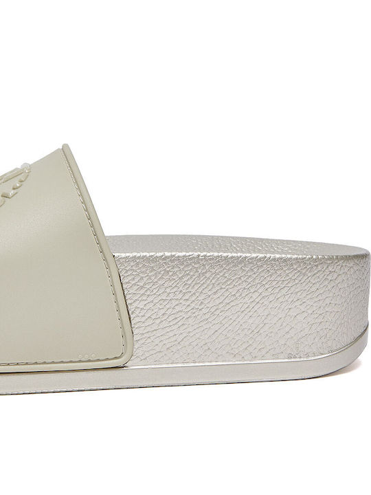 Mykonos Flip Flops In Gold Colour