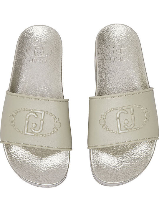Mykonos Flip Flops In Gold Colour