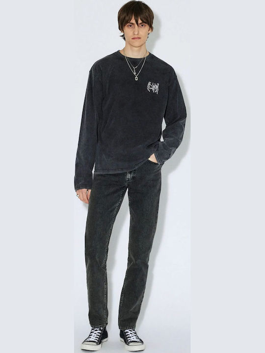 Herren Jeanshosen Aged Schwarz