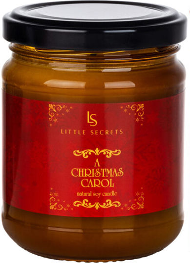 Little Secrets Χριστоулгенски свещи и свещници Стъклен Свещ Черен A Christmas Carol