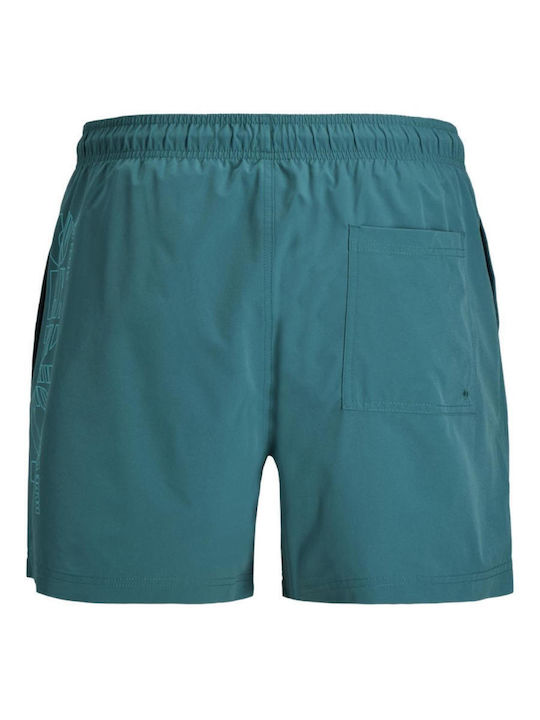 Jack & Jones Ανδρικό Μαγιό Σορτς Πετρόλ Jack & Jones Ανδρικό Μαγιό Σορτς Πετρόλ
