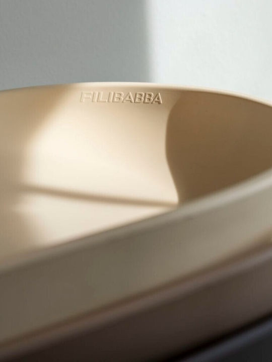 Filibabba Μαλακή Αλλαξιέρα Cream 48x68cm