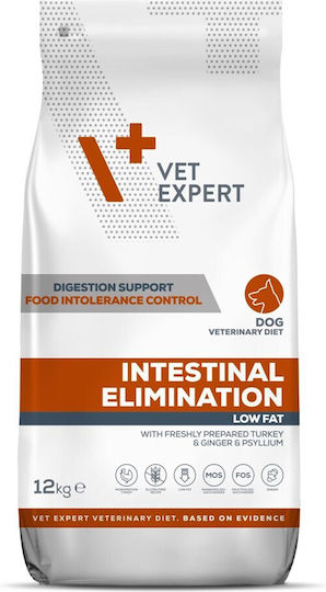 VetExpert Intestinal Elimination 12kg Ξηρά Τροφή χωρίς Σιτηρά για Ενήλικους Σκύλους με Γαλοπούλα