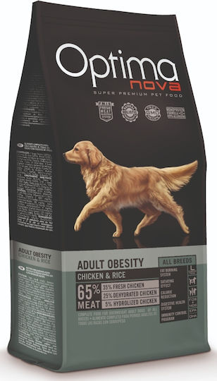 Optimanova 12kg Dry Food Diet for Adult Dogs with Chicken and Rice