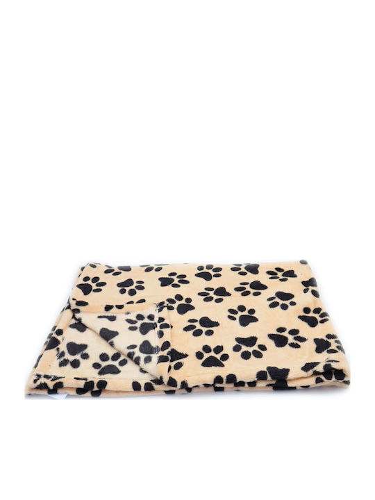 Blanket Dog Beige 150x100cm