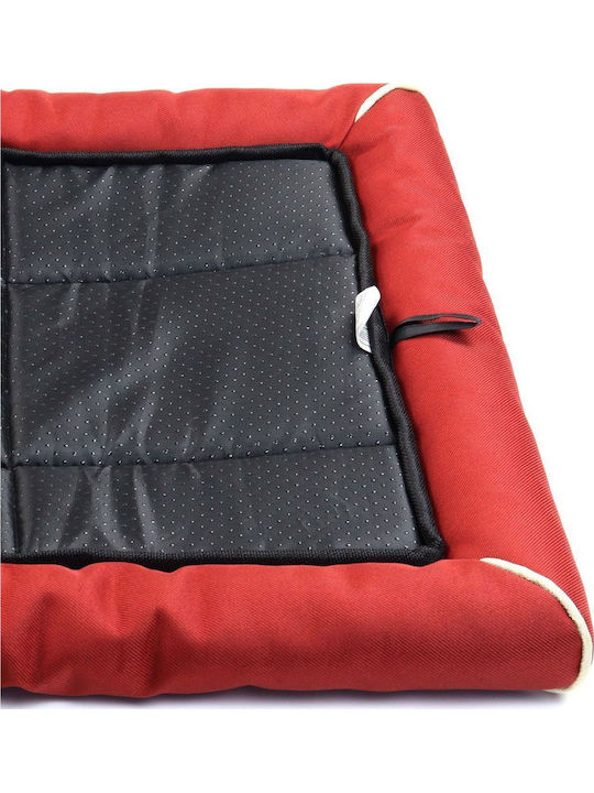 Animal Mattress Dog Rectangle Burgundy 120x78cm