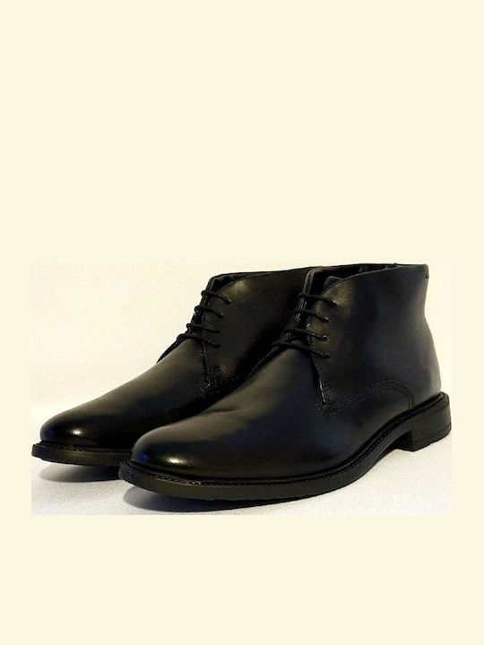 Leather Black Men's Boots Anatomical