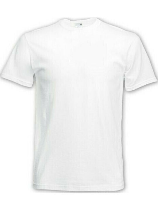 Fruit of the Loom Fruit Loom Original T Men's Promotional T-shirt Short Sleeve White