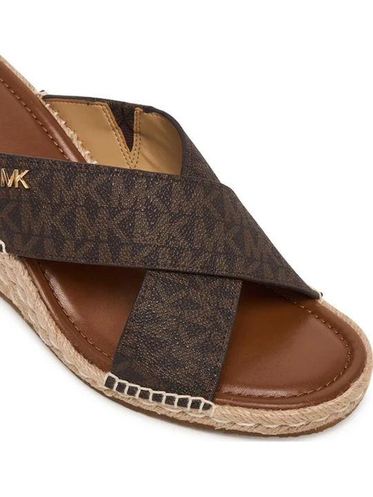 Summer Women's Platform Slippers Style Brown