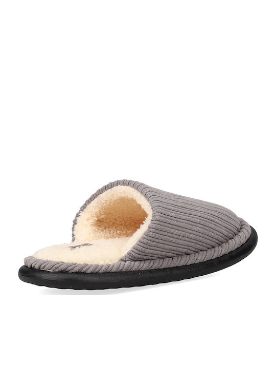 Winter Men's Slippers Gray