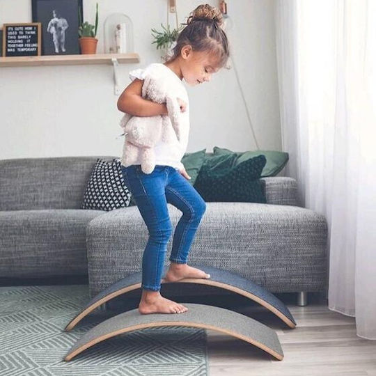 Wooden Balance Board Felt Forest