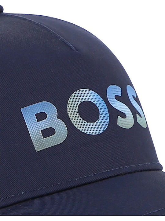 Boss Παιδικό Καπέλο Jockey Υφασμάτινο Navy Μπλε