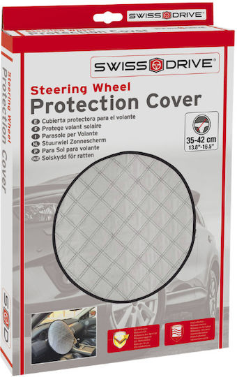 Swiss Drive Car Steering Wheel Sun Shade Premium 35-42cm